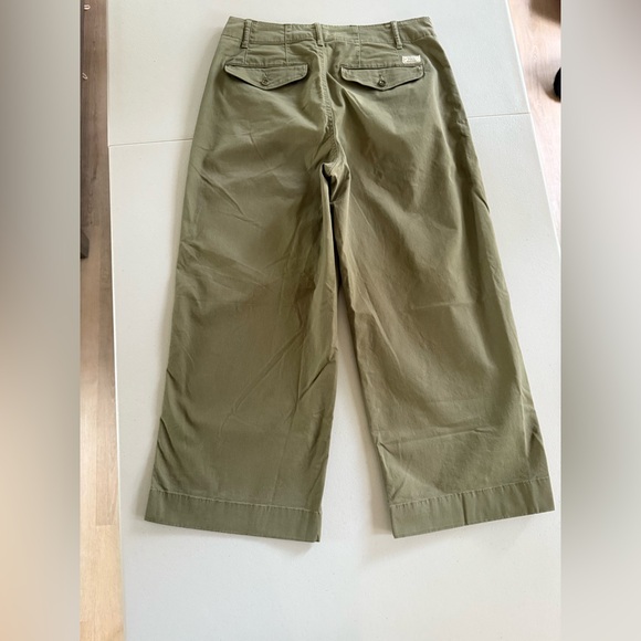 Polo Ralph Lauren Wide Leg Ankle Khaki Pants - Picture 2 of 9